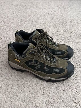 Stanley Footgear Olive Black Athletic Work Sneakers Shoes Mens 8.5